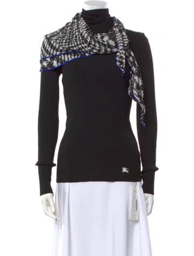 Pre-owned Burberry Turtleneck Sweater In Black