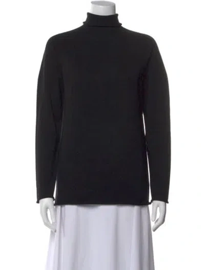 Pre-owned Burberry Turtleneck Sweater In Black