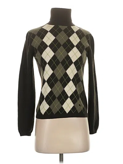 Pre-owned Burberry Turtleneck Sweater In Brown