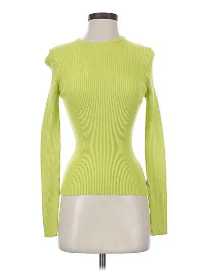 Pre-owned Burberry Turtleneck Sweater In Green