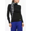 Burberry Scarf Rib Knit Sweater