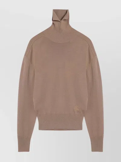 BURBERRY TURTLENECK WOOL SWEATER LONG SLEEVES