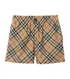 Burberry Ekd Vintage Check-print Shorts In Multi