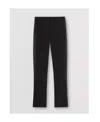 Burberry Two-color Wool And Cotton Trousers In Black