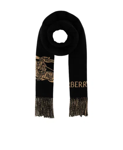 Burberry Two-tone Cashmere Scarf In Multi