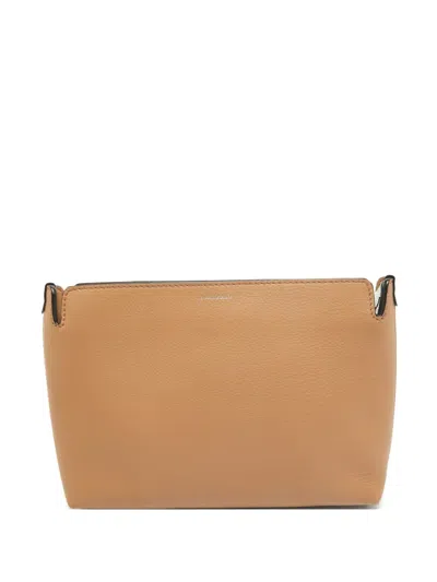 Pre-owned Burberry Two-tone Leather Clutch Bag