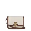 Burberry Two-tone Mini Crossbody Bag In Brown
