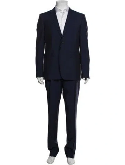 Pre-owned Burberry Two-piece Suit In Blue