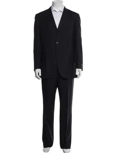 Pre-owned Burberry Two-piece Suit In Blue