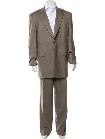 Pre-owned Burberry Two-piece Suit In Grey