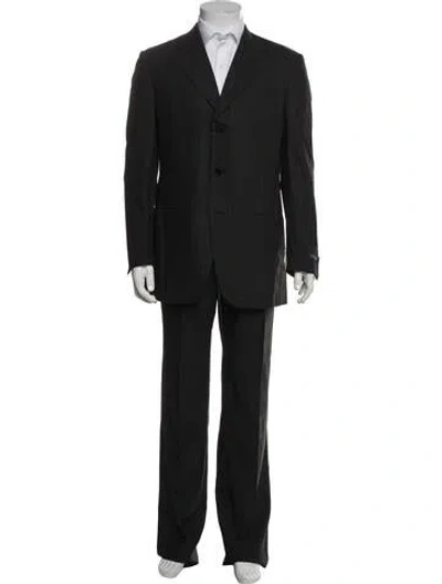 Pre-owned Burberry Two-piece Suit W/ Tags In Black