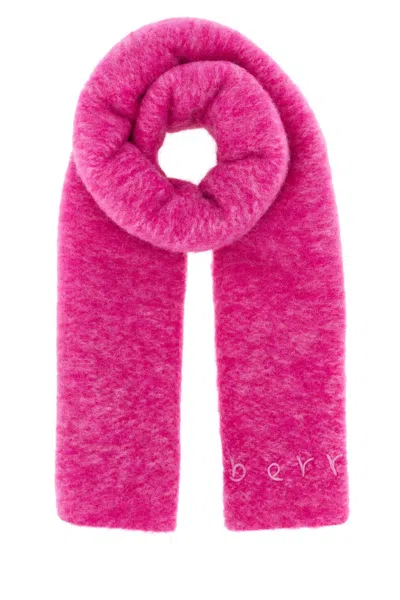 Burberry Two-tone Alpaca Blend Scarf In Pink