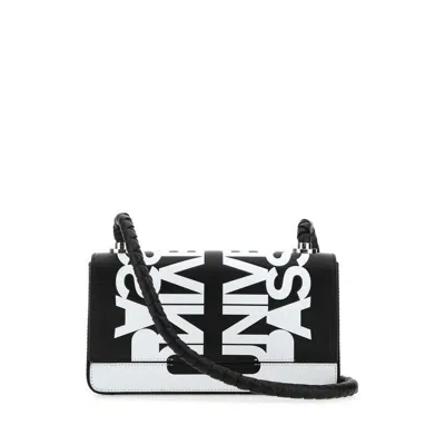 Burberry Two-tone Leather Crossbody Bag A6590 Borse A Tracolla In Multi
