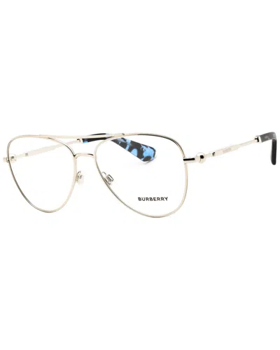 Burberry Unisex 0be1386 55mm Optical Frames In Gold