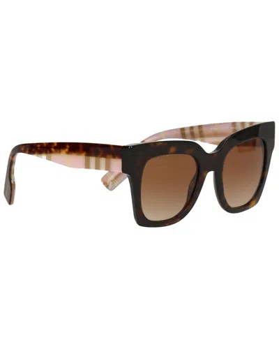Burberry Unisex 0be4364 Sunglasses In Brown