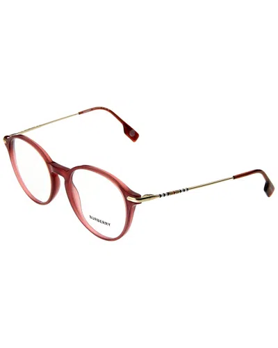 Burberry Unisex 51mm Optical Frames In Burgundy