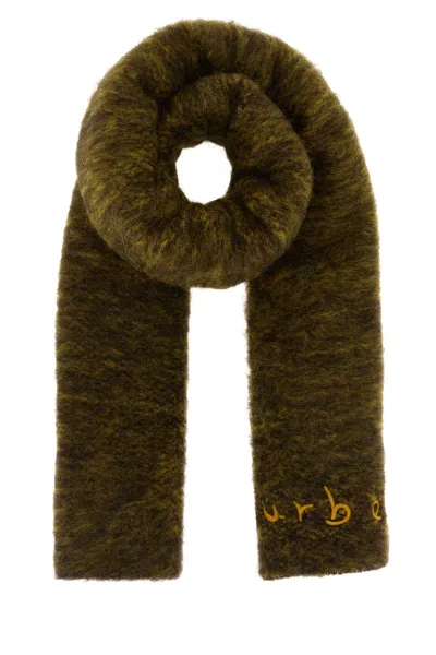 Burberry Unisex Alpaca Blend Scarf In Green