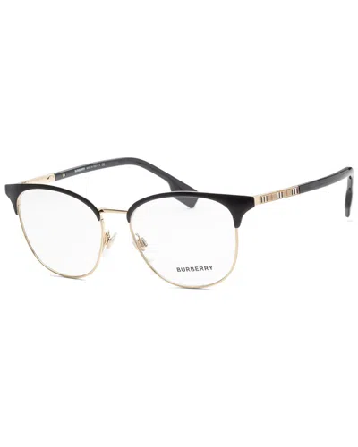 Burberry Unisex Be1355 52mm Optical Frames In Black