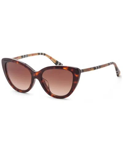 Burberry Unisex Be4457f 55mm Sunglasses In Brown
