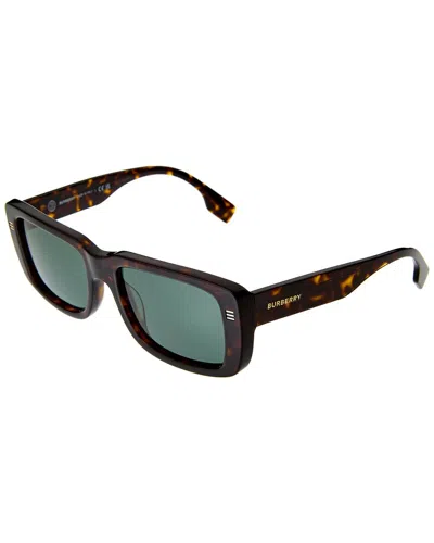Burberry Unisex Jarvis 55mm Sunglasses In Black