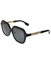 Burberry Womens Black Be4389 Joni Square-frame Acetate Sunglasses In Black