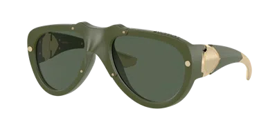 Burberry Unisex Sunglass Be4433u In Dark Green