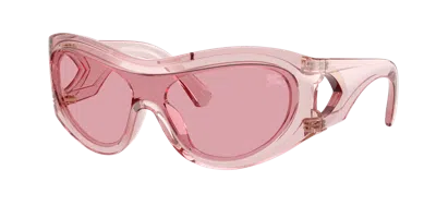 Burberry Unisex Sunglass Be4465 In Pink