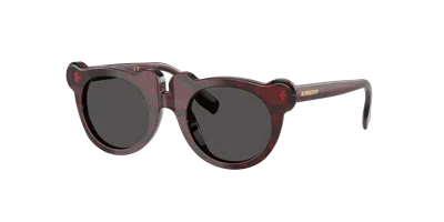 Burberry Unisex Sunglass Jb4355 In Dark Grey
