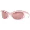 Burberry Unisex 0be4428u Sunglasses In Pink