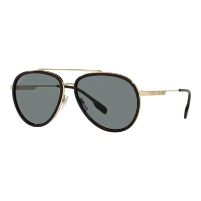 Burberry Unisex Sunglasses  Oliver Be 3125 Gbby2 In Black