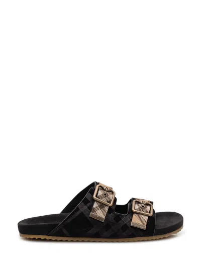 Burberry Urban Chic Sandals - Ss26 In Black