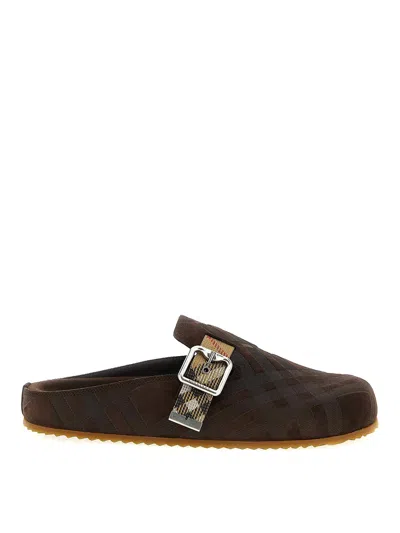 BURBERRY CHINELAS - MARRÓN