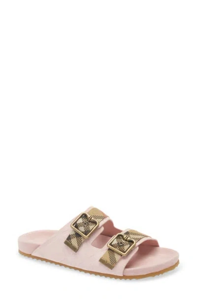 Burberry Urchin Slide Sandal In Pink