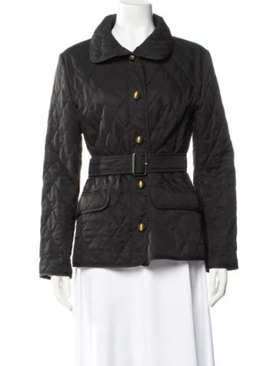 Pre-owned Burberry Utility Jacket In Black