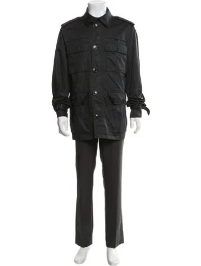 Pre-owned Burberry Utility Jacket In Black