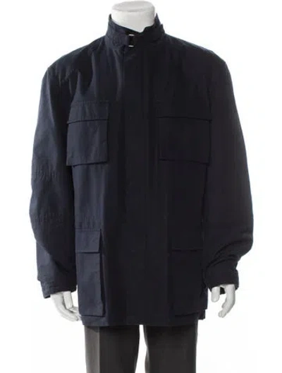 Pre-owned Burberry Utility Jacket In Blue