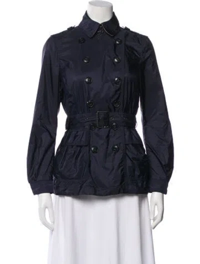 Pre-owned Burberry Utility Jacket In Blue