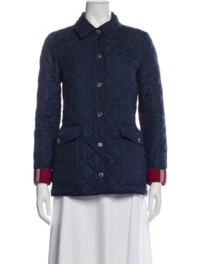 Pre-owned Burberry Utility Jacket In Blue