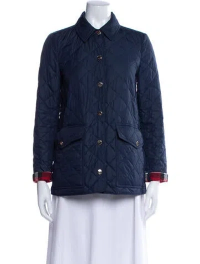 Pre-owned Burberry Utility Jacket In Blue
