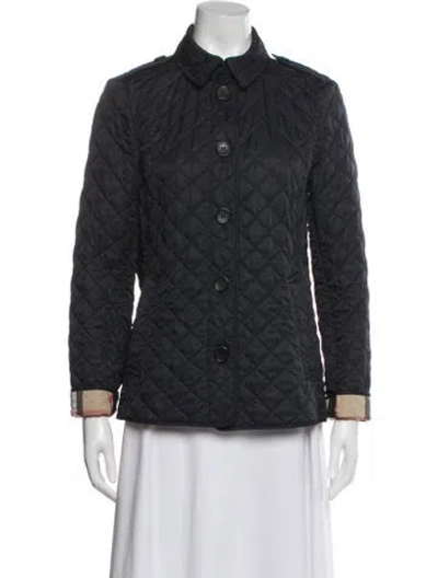 Pre-owned Burberry Utility Jacket In Blue