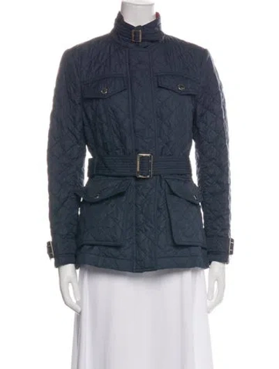 Pre-owned Burberry Utility Jacket In Blue