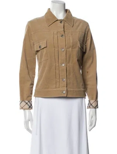 Pre-owned Burberry Utility Jacket In Brown