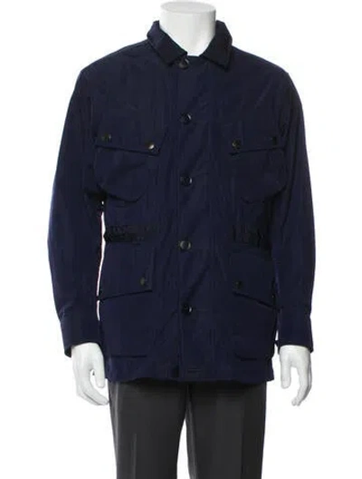 Pre-owned Burberry Utility Jacket In Gray