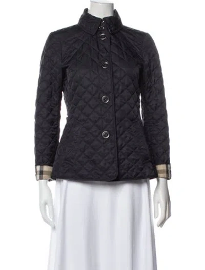 Pre-owned Burberry Utility Jacket In Gray