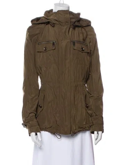 Pre-owned Burberry Utility Jacket In Green