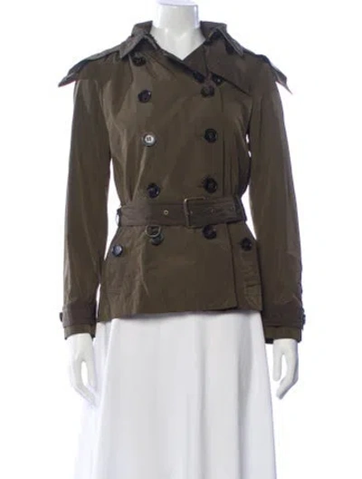 Pre-owned Burberry Utility Jacket In Green