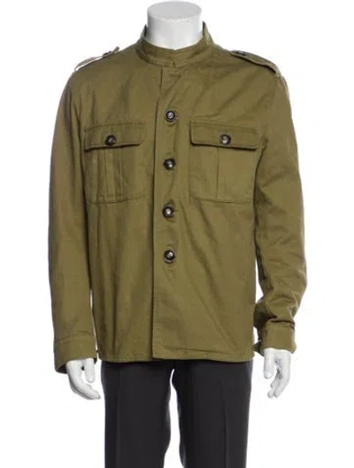 Pre-owned Burberry Utility Jacket In Green