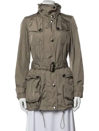 Pre-owned Burberry Utility Jacket In Green