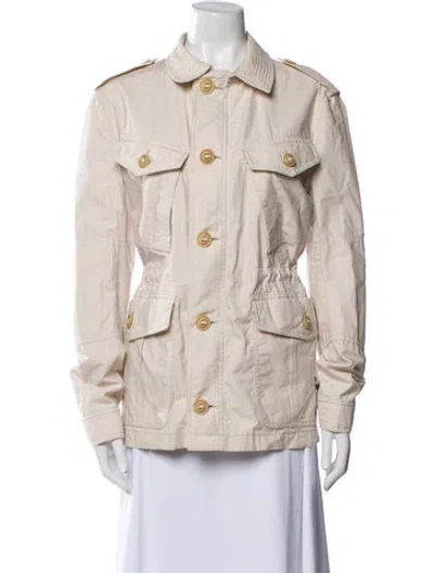 Pre-owned Burberry Utility Jacket In Neutral