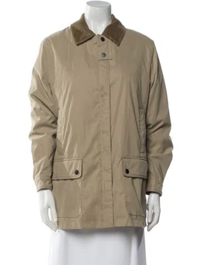 Pre-owned Burberry Utility Jacket In Neutral